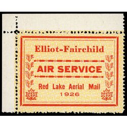 canada stamp cl air mail semi official cl8 elliot fairchild air service 25 1926 M NH 007