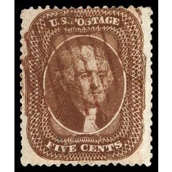 us stamp postage issues 30 jefferson 5 1857 U 002