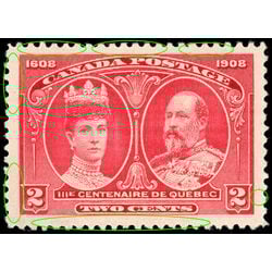 canada stamp 98 king edward vii queen alexandra 2 1908 M VF 038