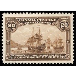 canada stamp 103 cartier s arrival 20 1908 M VF 073