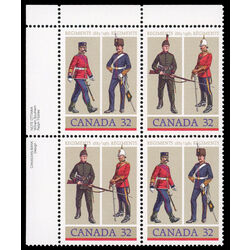 canada stamp 1008a army regiments 1983 PB UL