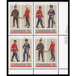 canada stamp 1008a army regiments 1983 PB LR