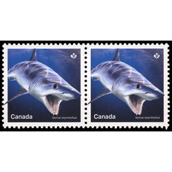 canada stamp 3105ai shorfin mako shark 2018