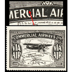 canada stamp cl air mail semi official cl47a commercial airways ltd 10 1929 M 002