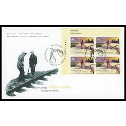 canada stamp 1810 frontier college farmer ploughing an open book 46 1999 FDC UL