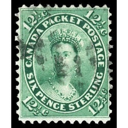 canada stamp 18 queen victoria 12 1859 U F VF 058