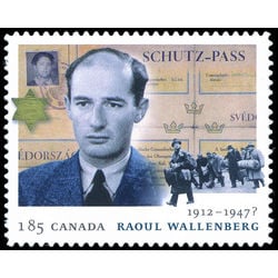 canada stamp 2618 wallenberg with schutz pass 1 85 2013