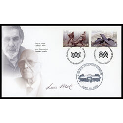 canada stamp 1955a sculptors 2002 FDC PC 001
