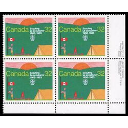 canada stamp 993ii scout encampment 32 1983 PB LR