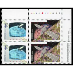 canada stamp 1442a canada in space 84 1992 PB UR