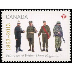 canada stamp 2635 the princess of wales own regiment 2013