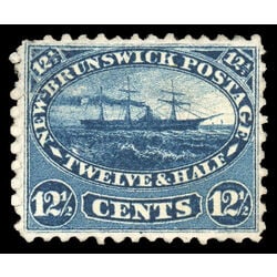 new brunswick stamp 10 steamship 12 1860 M VFNG 011