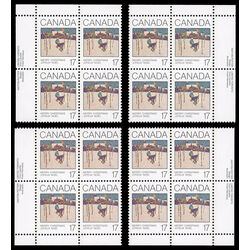 canada stamp 871 sleigh ride 17 1980 PB SET