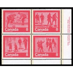 canada stamp 647a keep fit winter sports 1974 PB LR