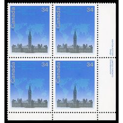 canada stamp 1061i stylized map over parliament buildings 34 1985 PB LR