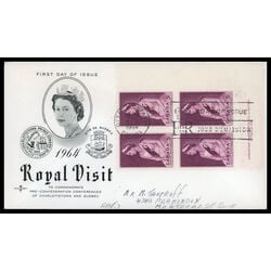 canada stamp 433 queen elizabeth ii 5 1964 FDC LR 019
