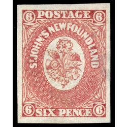 newfoundland stamp 20 pence third issue 6d 1861