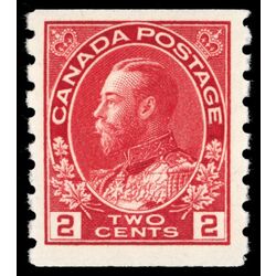 canada stamp 127 king george v 2 1912 M VFNH 017