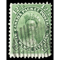 canada stamp 18 queen victoria 12 1859 U F 059
