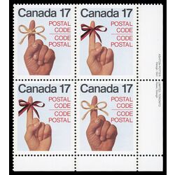 canada stamp 816a postal code 1979 PB LR
