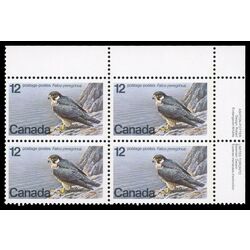 canada stamp 752 peregrine falcon 12 1978 PB UR