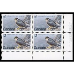 canada stamp 752 peregrine falcon 12 1978 PB LR
