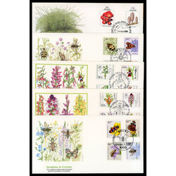 5 fleetwood first day covers