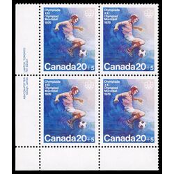 canada stamp b semi postal b12i soccer 1976 PB LL