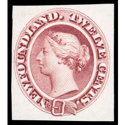 newfoundland stamp 28p queen victoria 12 1870