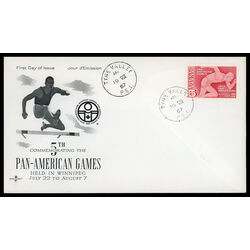 canada stamp 472 runner 5 1967 FDC PC 012