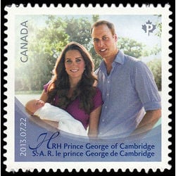 canada stamp 2686 prince george with prince william and catherine 2013