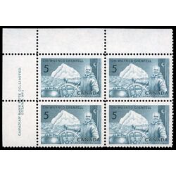 canada stamp 438 sir wilfred grenfell and ship 5 1965 PB UL %231