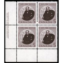 canada stamp 440 sir winston churchill 5 1965 PB LL %231