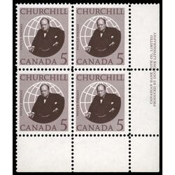canada stamp 440 sir winston churchill 5 1965 PB LR %231