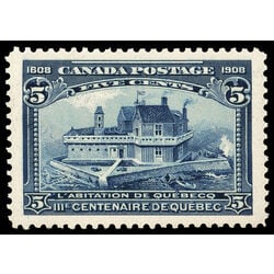 canada stamp 99 champlain s habitation 5 1908 M GEMNH 085