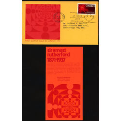 canada stamp 534 atom splitting 6 1971 FDC PC 011