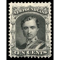 newfoundland stamp 27 prince albert 10 1870 M F 024