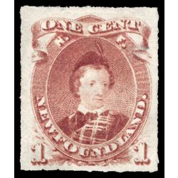 newfoundland stamp 37 edward prince of wales 1 1877 M VFNG 020