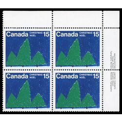 canada stamp 679 christmas trees 15 1975 PB UR