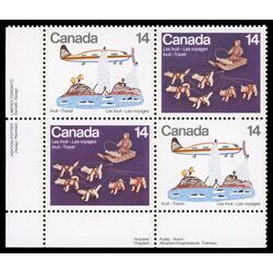 canada stamp 772a inuit travel 1978 PB LL