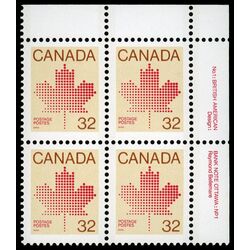 canada stamp 924iii maple leaf 32 1983 PB UR