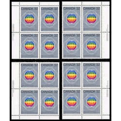 canada stamp 976i globes 32 1983 PB SET