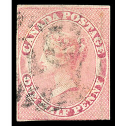 canada stamp 8 queen victoria d 1857 U VG F 075