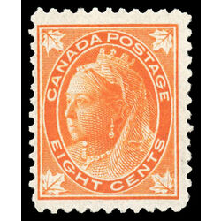 canada stamp 72 queen victoria 8 1897 M F VFNH 045