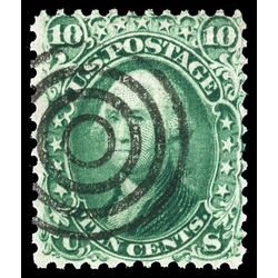 us stamp postage issues 96 washington 10 1867 U 003