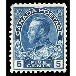 canada stamp 111 king george v 5 1914 M VFNH 031