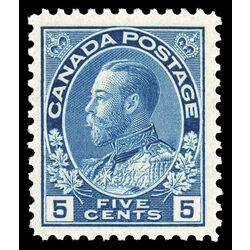 canada stamp 111 king george v 5 1914 M F VFNH 032