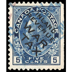 canada stamp mr war tax mr2bi war tax 5 1915 U VF 031