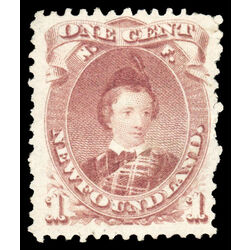 newfoundland stamp 32a edward prince of wales 1 1871 M VFOG 015