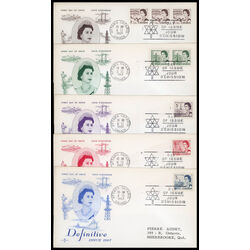 canada stamp 454 queen elizabeth ii northern lights 1 1967 FDC PC 020